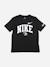T-shirt  garçon col rond Noir+Vert / blanc 1 - vertbaudet enfant 