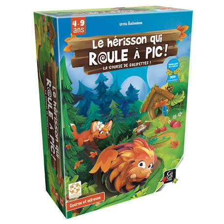 Jeu de société le hérisson qui roule à pic Vert 1 - vertbaudet enfant 