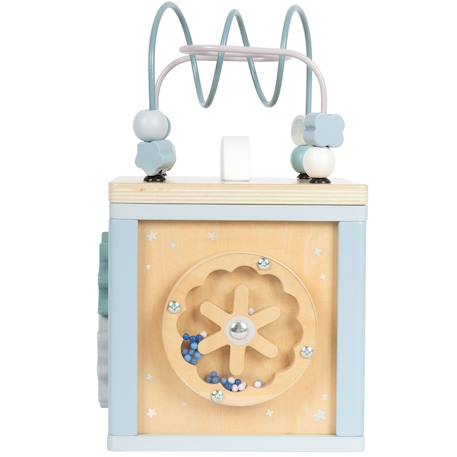 Cube de motricité en bois Bleu+Rose+Vert 5 - vertbaudet enfant 