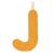 Lettre j phosphorescente Jaune 1 - vertbaudet enfant 
