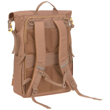 Sac à dos à langer outdoor rolltop amande Marron 3 - vertbaudet enfant 