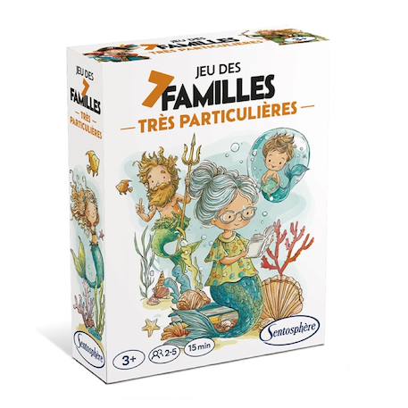 Jeu des 7 familles très particulières Blanc 1 - vertbaudet enfant 