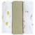 Lot de 3 langes mousseline gots happy fruits citron (85x85 cm) Vert, jaune, blanc 2 - vertbaudet enfant 