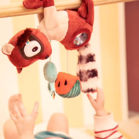 Peluche lémurien elvis à suspendre Rouge 6 - vertbaudet enfant 