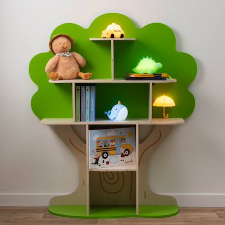 Veilleuse dino   en silicone rechargeable usb Vert 3 - vertbaudet enfant 