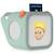 Housse bleue adventure pour lecteur audio yoto player (3ème génération) Bleu+rose+vert 6 - vertbaudet enfant 