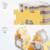 Tapis Mousse Puzzle 3D Kinderkraft LUNO SHAPES avec 30 Puzzles Modulables, Surface Antidérapante et Formes 3D Jaune+Menthe 3 - vertbaudet enfant 