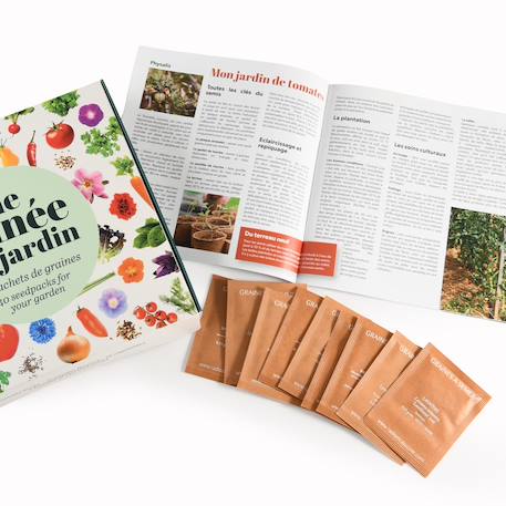 Coffret 40 sachets de graines à semer Blanc 2 - vertbaudet enfant 