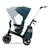 Tricycle Évolutif Kinderkraft EASYTWIST 5 en 1 avec Siège Rotatif 360°, Roues PU Increvables et Capote UPF50+ Beige+Gris+Noir+Rose+Vert 27 - vertbaudet enfant 