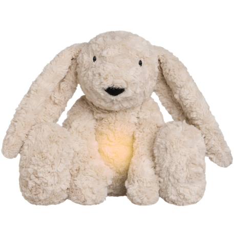 Bibi le lapin avec entraîneur de sommeil warm linen Ecru, noir 1 - vertbaudet enfant 
