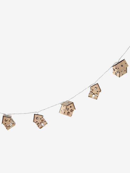 Guirlande lumineuse maisons beige 1 - vertbaudet enfant 