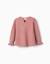 Pull en maille avec cœur jacquard Rose 2 - vertbaudet enfant 