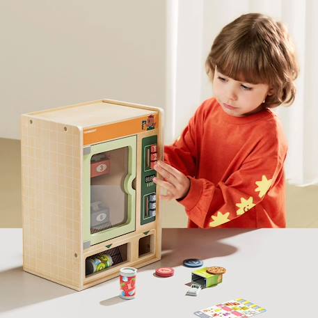 Distributeur automatique en bois Beige 2 - vertbaudet enfant 