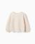 Pull en maille épaisse avec broderie anglaise Beige clair 1 - vertbaudet enfant 