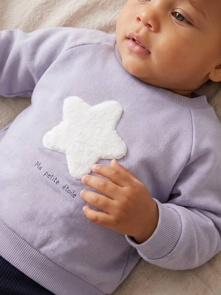 Sweat bébé ouverture dos bleu ciel 1 - vertbaudet enfant 