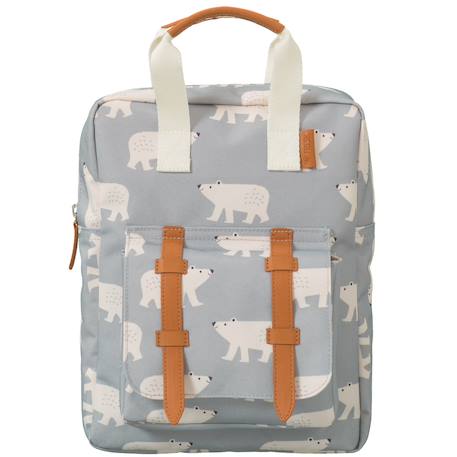 Sac à dos bébé lion Ecru, marron, rouge+Gris, blanc, marron+Rose+Vert+Vert d'eau, marron, écru+Vert, bleu, écru 3 - vertbaudet enfant 