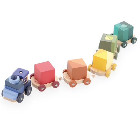 Mon petit train d'éveil Bleu 1 - vertbaudet enfant 