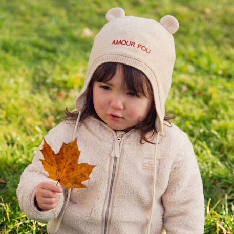 Bonnet bébé amour fou (12-18 mois) Beige 3 - vertbaudet enfant 