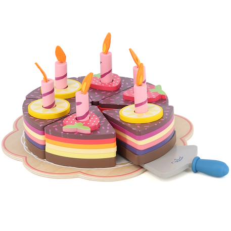 Gros gâteau d'anniversaire Marron 2 - vertbaudet enfant 