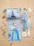 Trousse de toilette transparente reine des neiges avec peigne et serviette Bleu et blanc transparent 1 - vertbaudet enfant 