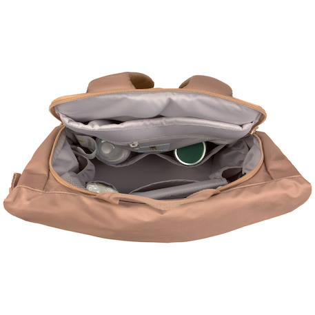 Sac à dos à langer outdoor rolltop amande Marron 6 - vertbaudet enfant 