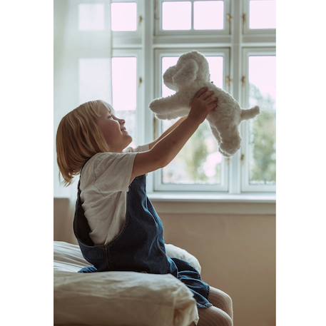 Chiot en peluche lesté 0,6 kg Blanc 5 - vertbaudet enfant 