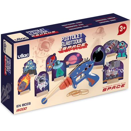 Pistolet à élastiques espace Bleu 3 - vertbaudet enfant 