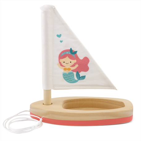 Voilier en bois Bleu+Rose 10 - vertbaudet enfant 