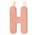 Lettre h phosphorescente Rose 1 - vertbaudet enfant 