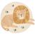 Tapis lion (117 x 110 cm) Blanc, beige, marron 1 - vertbaudet enfant 