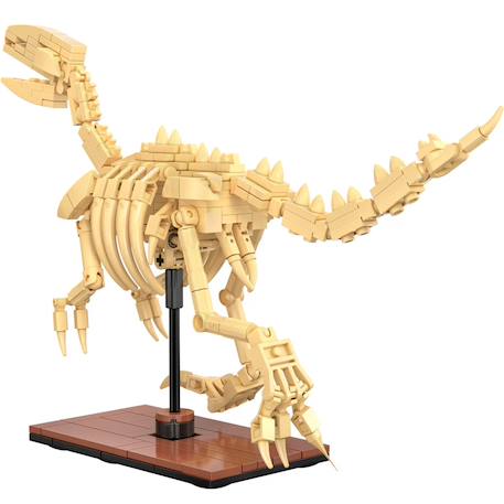 Squelette de vélociraptor 256 pièces Beige 2 - vertbaudet enfant 