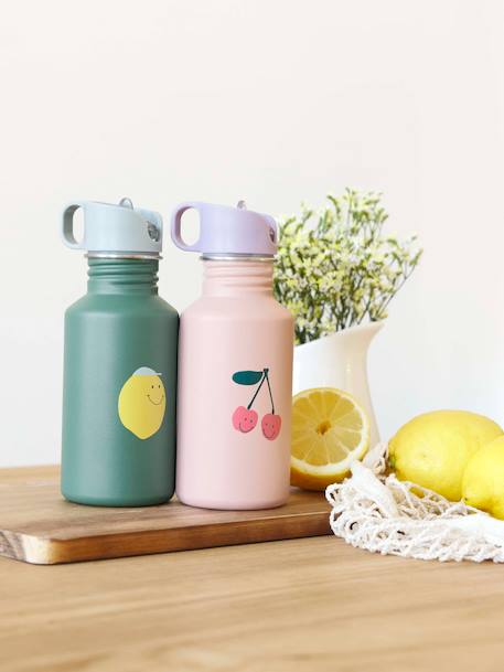 Gourdes LÄSSIG en inox Adventure autobus+Adventure Tipi+bleu jean+Happy Prints bleu nuit+Happy Prints caramel+Happy Prints olive+jaune+marine+mauve+rose+rose poudré+vert 43 - vertbaudet enfant 