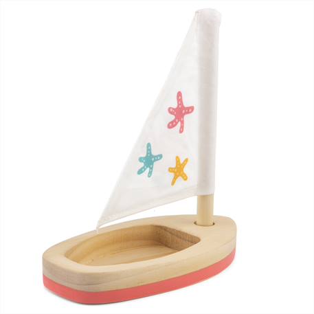 Voilier en bois Bleu+Rose 8 - vertbaudet enfant 
