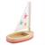 Voilier en bois Bleu+Rose 8 - vertbaudet enfant 