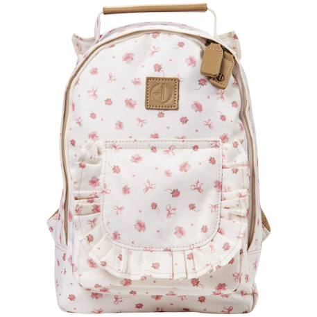 Sac à dos mini petit river rose Blanc, rose, marron 2 - vertbaudet enfant 