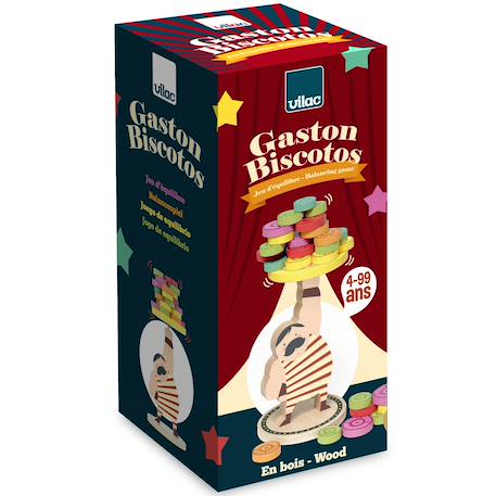 Jeu d'équilibre gaston biscotos Marron 4 - vertbaudet enfant 