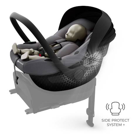 Coque Bébé Kinderkraft I-LITE i-Size R129 40-87 cm ERGO PAD + Organisateur de voiture Gris 4 - vertbaudet enfant 