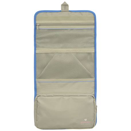 Pochette de change xl coutures à vagues menthe Blanc, beige+Bleu 10 - vertbaudet enfant 