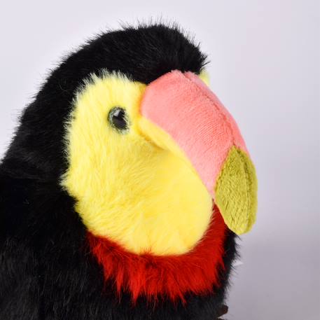 Peluche oiseau les cui-cui paradis 15 cm Bleu+Marron+Noir+Orange+Rose+Vert 14 - vertbaudet enfant 