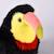 Peluche oiseau les cui-cui paradis 15 cm Bleu+Marron+Noir+Orange+Rose+Vert 14 - vertbaudet enfant 