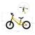 Draisienne ETER avec Cadre en Nylon Léger, Selle Réglable, Roues PU 12 Pouces et Poignées Antidérapantes Jaune citron+Noir+Rouge+Vert 6 - vertbaudet enfant 