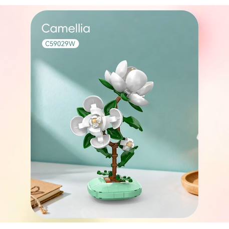 Pot de fleurs de camélia 301 pièces Blanc 3 - vertbaudet enfant 