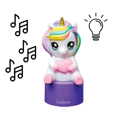 Enceinte bluetooth veilleuse licorne ROSE 2 - vertbaudet enfant 