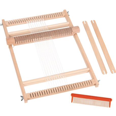 Grand métier à tisser en bois Beige 2 - vertbaudet enfant 