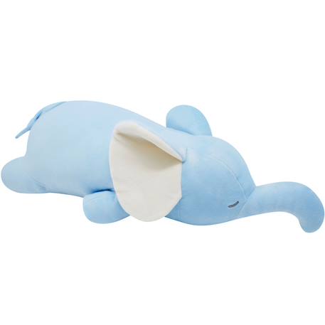 Peluche nemu nemu fanfan l'éléphant (58 cm) Bleu, blanc 1 - vertbaudet enfant 