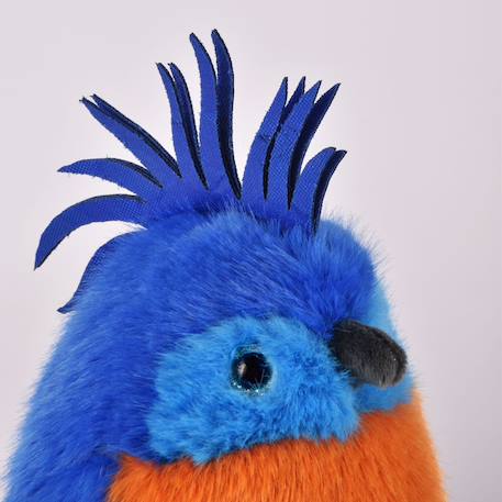 Peluche oiseau les cui-cui paradis 15 cm Bleu+Marron+Noir+Orange+Rose+Vert 4 - vertbaudet enfant 