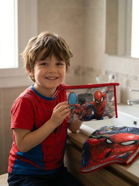 Trousse de toilette spiderman enfant complète Rouge et bleu 2 - vertbaudet enfant 