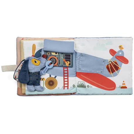 Livre d'activités le garage de jules Bleu 5 - vertbaudet enfant 