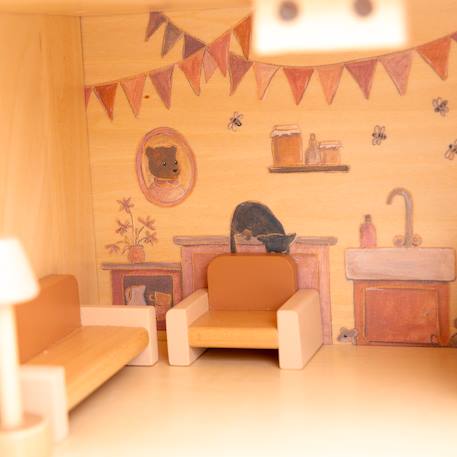 La maison de poupées aux écureuils Beige 6 - vertbaudet enfant 