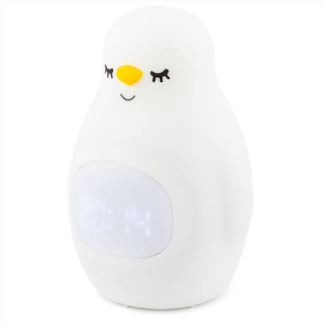 Veilleuse réveil réveillou le pingoudou Blanc 1 - vertbaudet enfant 